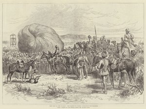 Der Krieg im Sudan, der Marsch nach Tamai, Aufblasen des Ballons